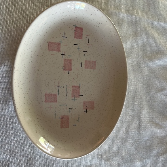 Mcm Vernon Ware oval platter “Tickled Pink” - Picture 2 of 4